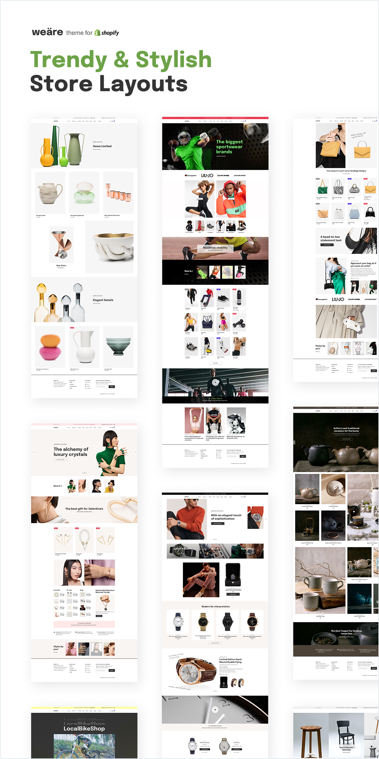 Multipurpose eCommerce Theme for Shopify