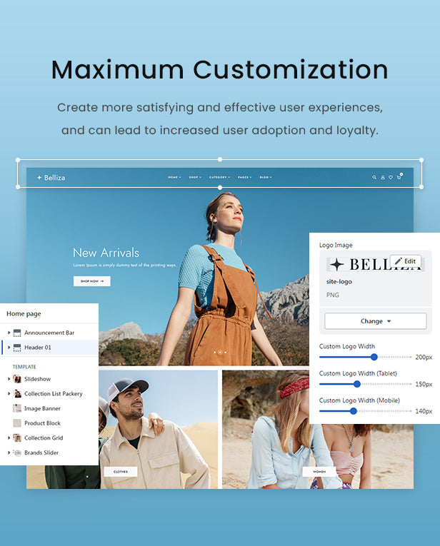 Multipurpose eCommerce Shopify Theme - Belliza